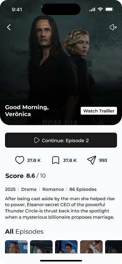 VeeSh Series Detail Page